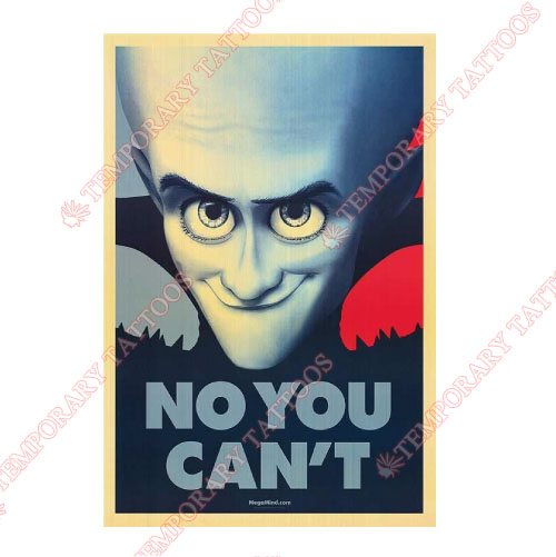 Megamind Customize Temporary Tattoos Stickers NO.3386